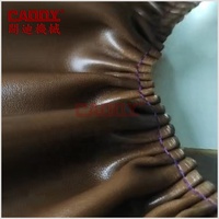 Máquina de coser automática CADDY para arrugado de guantes de boxeo, máquina de coser de pliegues para guantes con accionamiento directo por ordenador para artesanía en cuero