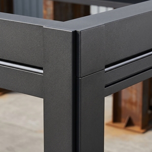Pergola motorisée automatique en aluminium avec toit <span class=keywords><strong>à</strong></span> lamelles réglables, imperméable, avec éclairage LED pour l'extérieur - Product Image 2