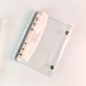 Tính thấm cao PVC máy tính xách tay Loose-Leaf Shell đôi-nút a5a6a8c9 Sổ Tay Acrylic Album ảnh lưu trữ bìa cứng Quà Tặng - Product Image 6