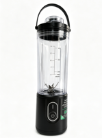 Blender portable de 400 ml avec 6 lames, sans BPA, batterie de 2000 mAh