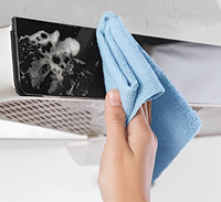 Serviettes de lavage auto en microfibre tricotée - Séchage rapide, super absorbantes, douces, forme carrée, pour la maison et la cuisine