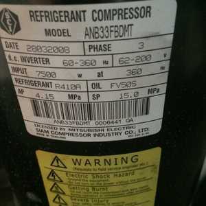 Compresor Scroll Mitsubishi ANB33FCMMT Inverter 4.15 MPa para Reemplazo de Aire Acondicionado - Product Image 4