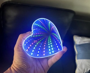 Hình dạng tùy chỉnh biểu tượng món quà sinh nhật LED nhấp nháy ánh sáng lên dây chuyền phát sáng trong đêm cho tiệc cưới buổi hòa nhạc thanh - Product Image 5