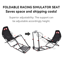 GY070  Siège de simulation de course automobile, cockpit de jeu, volant de simulation pour Thrustmaster T150RS, Logitech G25, G27