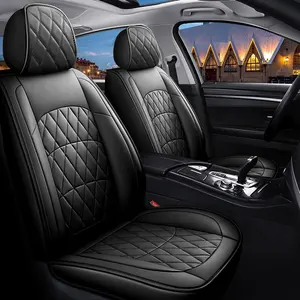 New Universal Car Seat Covers Full Set Car Seat Protector Leather Car Seat Cover Set