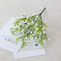 Rangkaian Gypsophila Buatan, Buket Pengantin, Dekorasi Pernikahan di Rumah, Dekorasi Bunga Buatan, Alat Peraga Fotografi