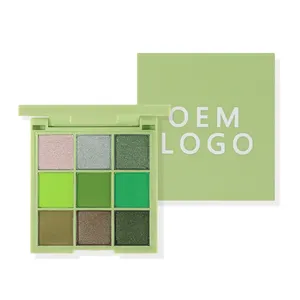 EyeShadow Palette 9 Colors Private Label OEM ODM Make Up Beauty Cosmetics Custom Logo Blush Makeup Vegan