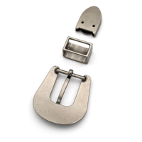 Boucle de ceinture occidentale Cloxy de 25 mm pour l'artisanat du cuir, ensemble de boucles de ceinture en métal, 3 pièces, boucle de ceinture pour femmes de 25 mm