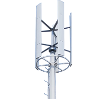 Générateur de turbine de vent d'axe vertical de 2KW 3KW 5KW avec la production d'électricité annuelle stable