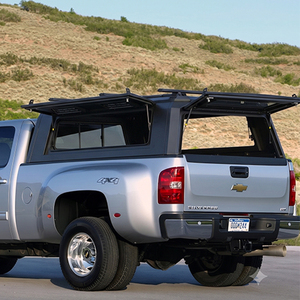 Cubierta de caja de camioneta tipo <span class=keywords><strong>camper</strong></span> de aluminio rígido impermeable de tipo dividido de alta gama con elevación, personalizable y con caja trasera con cerradura para la serie F - Product Image 5