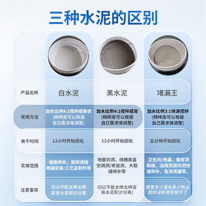 Artistic Bird White Cement 1kg Quick-drying Waterproof Crack Filling Tile Repair Mortar - Product Image 4