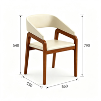 Ceci est un fauteuil de soin haut de gamme pour le salon, avec un cadre en bois de frêne, un cuir PU de haute qualité et des accoudoirs.