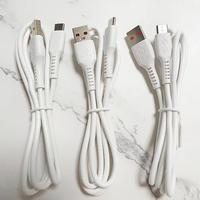 Fabrication de câble de charge rapide de type C connecteur USB 2.0 câble USB bon marché type-c pour Android avec boîte