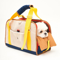 Sac fourre-tout de voyage extensible personnalisé pour petits chiens et chats Sac de transport portable en maille respirante pour animaux de compagnie