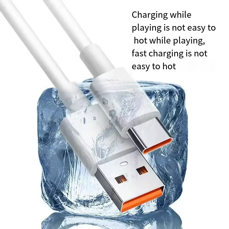 Original High Quality Phone Charger 1m 6A Usb Cable Data Transfer Fast Charging Type-C Cable For Mobile Phone