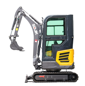 Mini-excavatrice de marque chinoise 1 tonne, 2 tonnes, 1,5 tonne, excavatrice compacte de haute qualité, machine de terrassement multifonctionnelle sur chenilles, certifiée CE - Product Image 1