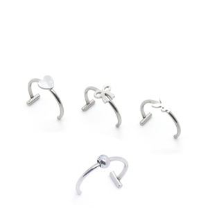 Nuevo Anillo <span class=keywords><strong>de</strong></span> <span class=keywords><strong>Labio</strong></span> sin Perforación con Clip, Acero Inoxidable 316L, Múltiples Dijes, <span class=keywords><strong>Piercing</strong></span> <span class=keywords><strong>Falso</strong></span> para <span class=keywords><strong>Labio</strong></span>, Joyería Corporal sin Perforaciones, Venta al por Mayor - Product Image 4