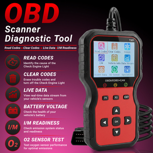 เครื่องมือวิเคราะห์รถยนต์คุณภาพสูงรุ่นใหม่ T501 ELM327 OBD 2 OBDIi OBD2 ฟังก์ชั่นครบถ้วน รองรับ OBDII ทั่วไป ตรวจสอบข้อบกพร่อง OBDII - Product Image 2