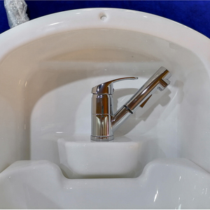 Robinet mélangeur escamotable mural en acrylique blanc de 5 mm d'épaisseur pour salle de bain de <span class=keywords><strong>camping</strong></span>-<span class=keywords><strong>car</strong></span>, caravane, <span class=keywords><strong>camping</strong></span>-<span class=keywords><strong>car</strong></span>, yacht GR-Y001B - Product Image 5