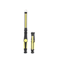 Lampe de travail d'urgence personnalisée super lumineuse lampe de poche à base magnétique rechargeable lampe de travail LED COB pliable portable