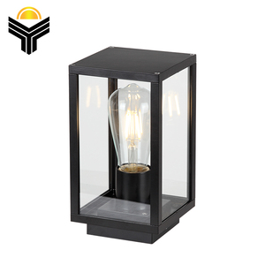Pilar de puerta principal <span class=keywords><strong>para</strong></span> exteriores, farol de <span class=keywords><strong>Pedestal</strong></span> decorativo <span class=keywords><strong>para</strong></span> jardín, casa, valla, luces de poste LED de 20W - Product Image 6