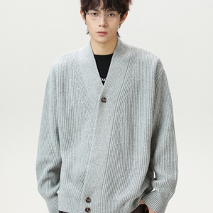 Ropa de abrigo para hombre, moda de invierno y otoño, suéter abierto, ropa diaria, ropa de calle, cárdigan de punto - Product Image 1