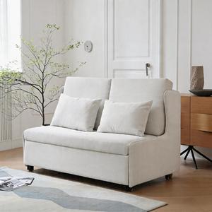 Conjunto de Sofá Seccional Rectangular Moderno, Tapicería de Pana Ecológica, Patas de Metal, Diseño Modular, para Apartamentos y Villas - Product Image 3