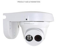 Caja de conexiones de soporte de montaje de soporte de cámara CCTV interior de plástico para cámara domo