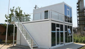 บ้านเคลื่อนที่ใช้สำหรับตั้งแคมป์บ้านเคลื่อนที่มือสองตู้คอนเทนเนอร์สำเร็จรูปแบบพับได้ - Product Image 6