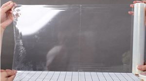 <strong>Transparent</strong> Eco-friendly Disposable Food Grade Surface Protection Sticky <strong>Plastic</strong> <strong>Wrap</strong> Cling Film for Flour and Feed - Product Image 4
