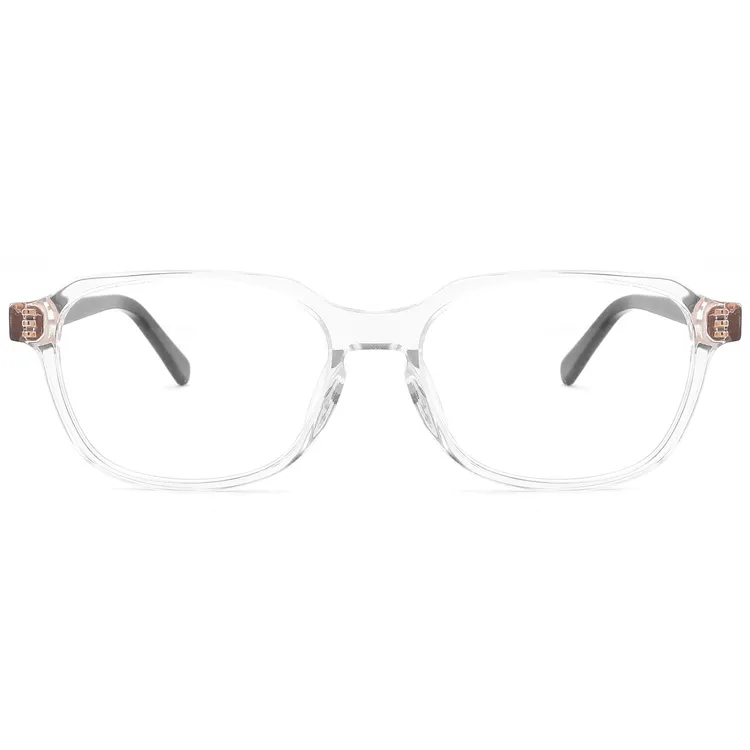 Квадратные очки с ацетатной оправой, прозрачные очки с полным ободком, оптические очки унисекс, стекло для чтения