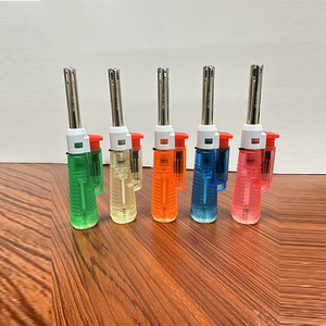Vente en gros <span class=keywords><strong>Mini</strong></span> torche allume-cigare en plastique <span class=keywords><strong>rechargeable</strong></span> au butane avec flamme à jet réglable pour fumer des articles de cuisine - Product Image 5