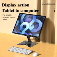Support de tablette d'affichage portable réglable en Offre Spéciale support d'ordinateur portable antirouille et antidérapant pour support de téléphone de bureau