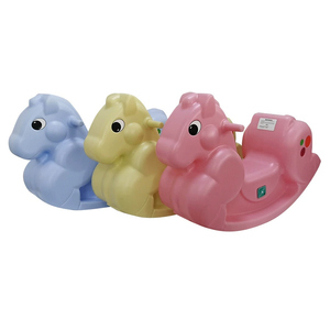 HUFU Marken-Schaukelpferd für Kindergärten, großes Outdoor-Spielzeug, verdickter Rollplastik-Babywagen, sturzsicher, Sicherheit, Zhejiang - Product Image 3