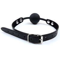Bâillon buccal en silicone BDSM, harnais d'ouverture de bouche pour esclave, dispositifs de bondage avec ceinture réglable