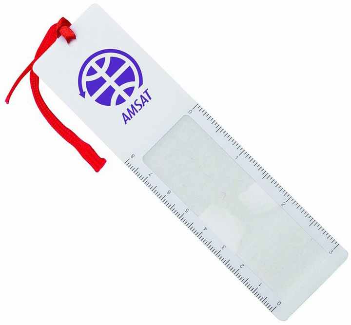 140*38mm PVC bookmark name ruler HW801 3X magnifier card Brand new ...