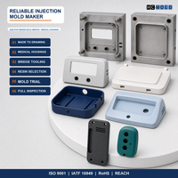Moule d'injection monobloc pour boîtiers médicaux : outillage, moulage, finition et assemblage