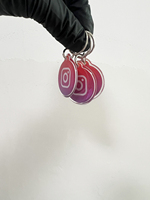 Benutzer definierte gedruckte QR-Code Schlüssel bund RFID Epoxy NFC Pet Tag ID Hunde marke Programmier bare URL T5577 1K Chip für Mitgliedschaft Visitenkarten