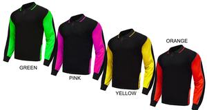 Camiseta Polo de Trabajo de Manga Larga de Alta Visibilidad para Hombre, Personalizada, de Secado Rápido, Fluorescente, para Construcción - Product Image 5