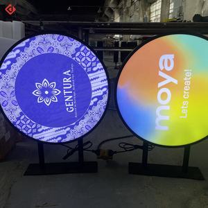 ป้ายไฟ LED อะคริลิคสี่เหลี่ยมใสสีสันสดใส ป้ายไฟโฆษณาโลโก้ธุรกิจแบบกำหนดเอง - Product Image 4