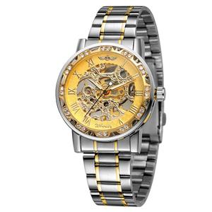 2020 T Vencedor venda quente assistir OEM barato diamante Magro 40mm movimento mecâ<span class=keywords><strong>nico</strong></span> marca de Luxo esqueleto relógio de pulso - Product Image 1