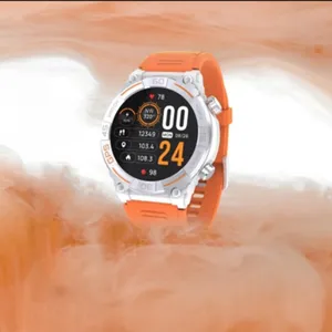 Jam tangan pintar kelas tinggi grosir Gps Android Ios jam tangan pintar bulat layar penuh jam tangan pintar