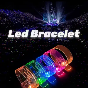 Glowing Led Bracelet Wristband Light Bracelet Led Voice Control Wristband Led Bracelet Go With The Music