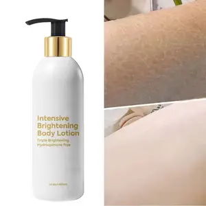 Private Label Best Soothing Repair Brightening Korean Natural Moisturizing Black Skin Lightening Whitening Body Lotion