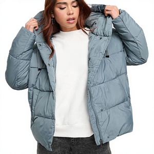 Women Lightweight Puffer Jacket Windproof Winter Outerwear Custom Manufacturing for Fashion Brands and Retailers OEM Services - Product Image 1