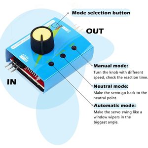 Micro Servo SG90 9g 180 Grados con Probador, Controlador, Fuente de Alimentación y Caja para Juguetes RC - Product Image 2