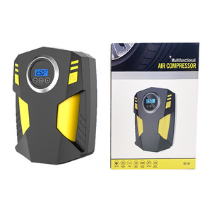 12V 스마트 디지털 에어 펌프 휴대용 자동차 및 오토바이 타이어 공기 주입기 (LED 라이트 150PSI 고속 주입 타이어 공기압 모니터 포함) - Product Image 5