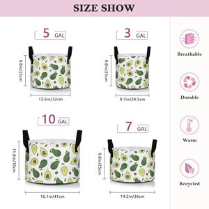 Maceta <span class=keywords><strong>de</strong></span> Tela para Cultivo <span class=keywords><strong>de</strong></span> <span class=keywords><strong>Aguacate</strong></span> <span class=keywords><strong>de</strong></span> 3/5/7/10 Galones con Asa, Tejido Grueso No Tejido para Uso <span class=keywords><strong>en</strong></span> Interiores y Exteriores - Product Image 2