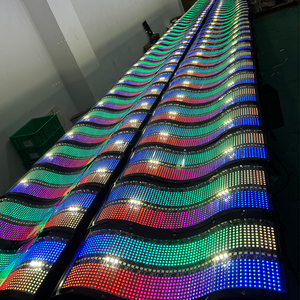 Feiyueyue mô hình mới "S" hình DMX Led SMD5050 RGB 0.2W + smd7070 trắng 3W bề mặt cong pixel dải ánh sáng nhấp nháy của thanh sân khấu - Product Image 1