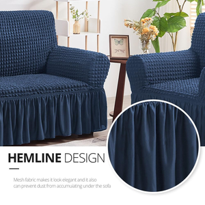 Wholesale Yaolan L-Shape Custom Size Elastic <b>Stretch</b> Non-Slip Sofa Protector Slipcover Skirt <b>Machine</b> Washable Modern Style Sofas - Product Image 3